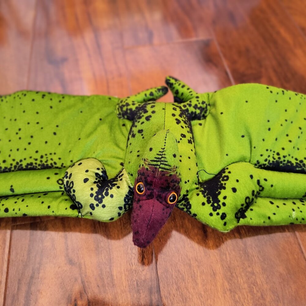 Adventure Planet Pterodactyl Dinosaur Wearable Wings 50" Green Plush